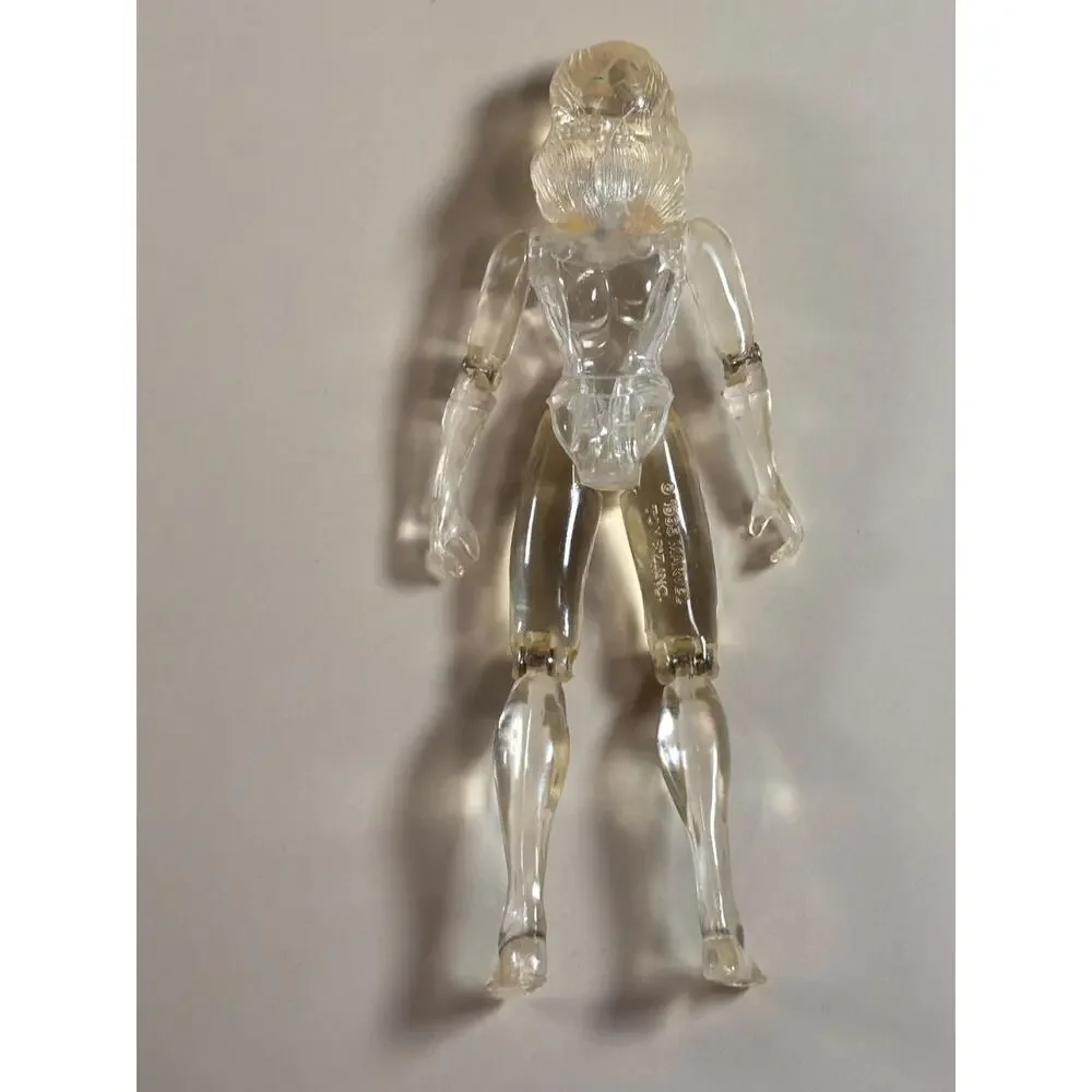 Clear Invisible Woman Marvel Toy Biz 1995 Fantastic Four Action Figure 5”